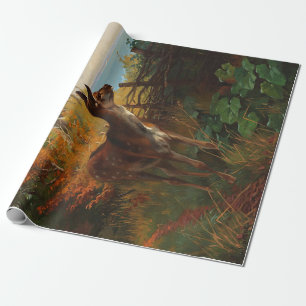 Ein süßes Reh im Wald - Decoupage Geschenkpapier
