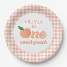 Ein Sweet Peach Birthday Paper Teller