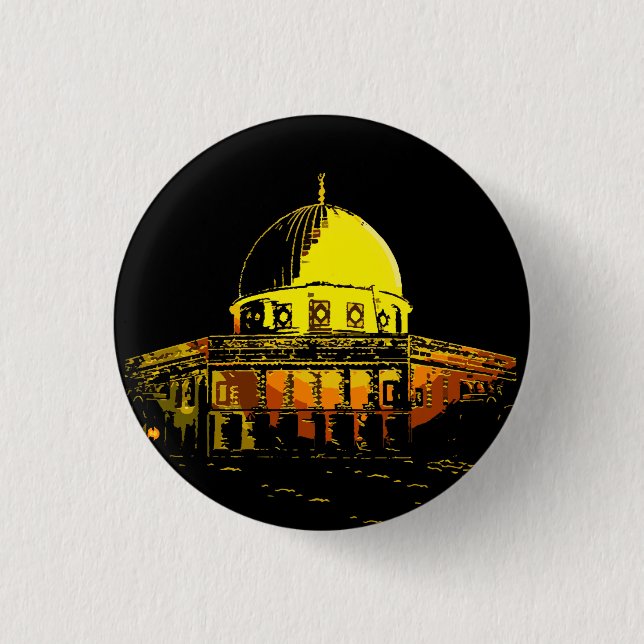 Ein Symbol des Friedens: Kuppel des Rock Button (Vorderseite)