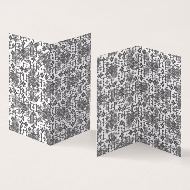 Ein symmetrisches monochromes Design mit komplexen (Innenseite und Außenseite)