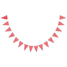 Ein symmetrisches Muster mit rot, orange und p