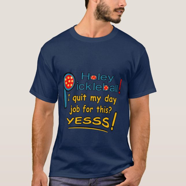 Ein T - Shirt für Pickleball-Spieler. (Vorderseite)
