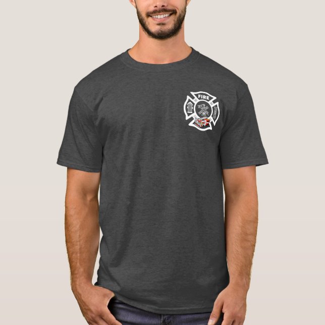 Ein T - Shirt zur Rettung von Rotbrandfahrzeugen (Vorderseite)
