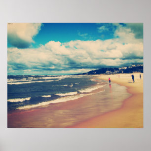 Ein Tag am Strand Poster
