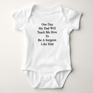 Ein Tag bringt mein Vater mir bei, wie man ein Baby Strampler