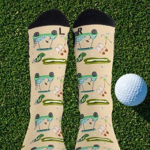 Ein Tag des Golfgefühls Socken