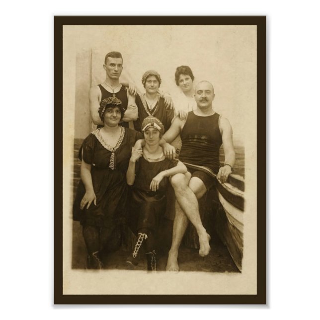 Ein Tag im Beach Foto Print (Vorne)