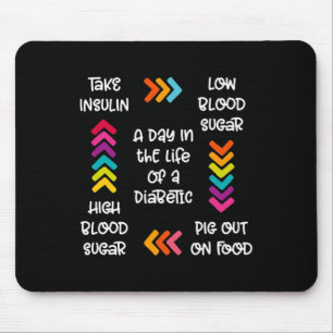 Ein Tag im Leben eines Diabetikers Mousepad