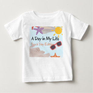Ein Tag in meinem Leben Strandtag Edition Kinder T Baby T-shirt
