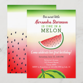 Ein Tag in Melon Einladung