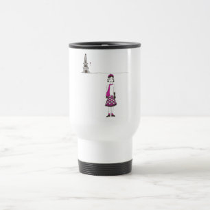 Ein Tag in Paris Frankreich Reisebecher