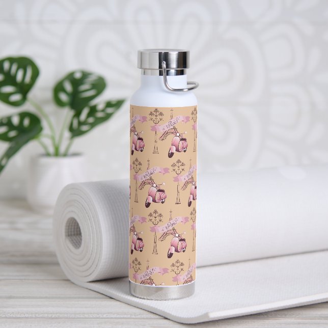 Ein Tag in Paris Trinkflasche (Yoga)