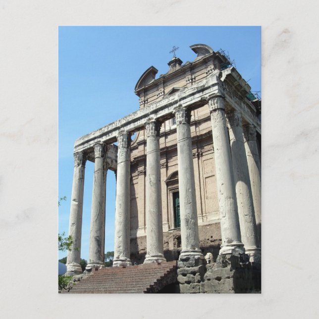 Ein Tag in Rom Postkarte (Vorderseite)