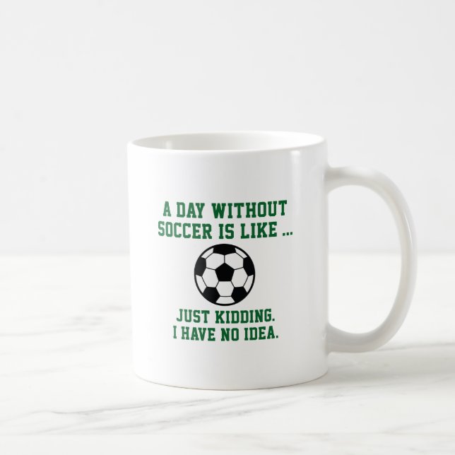 Ein Tag ohne Fußball Kaffeetasse (Rechts)