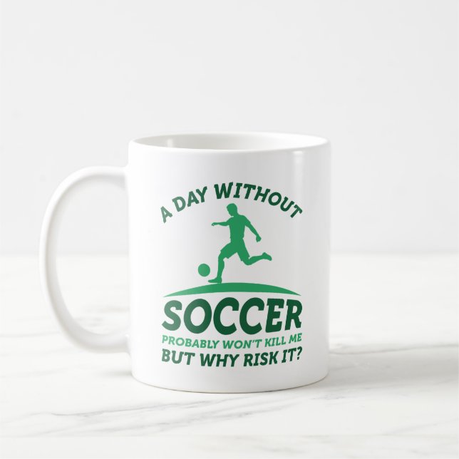 Ein Tag ohne Fußball Kaffeetasse (Links)