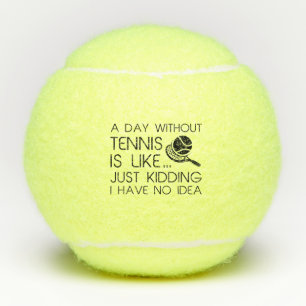 Ein Tag ohne Tennis Tennisbälle