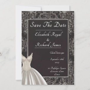 Ein Tag zum Gedenken an das Hochzeitskleid Einladung