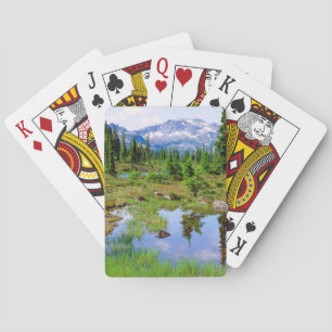 Ein Tal im Hinterland der Insel Vancouver Spielkarten