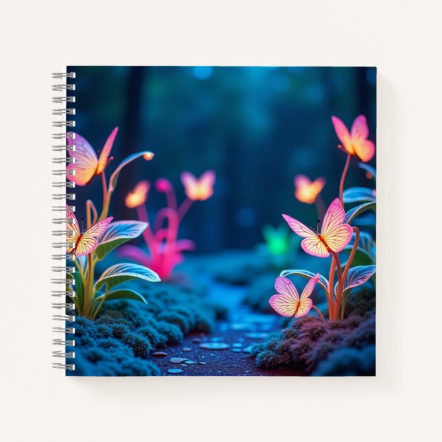 Ein Tanz aus Licht und Natur Notizbuch (Vorderseite)