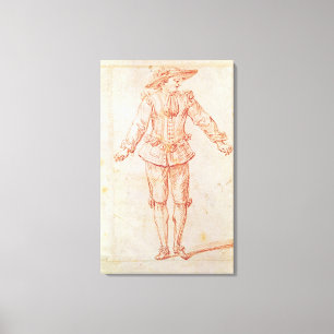 Ein Tänzer von der Paris-Oper Leinwanddruck