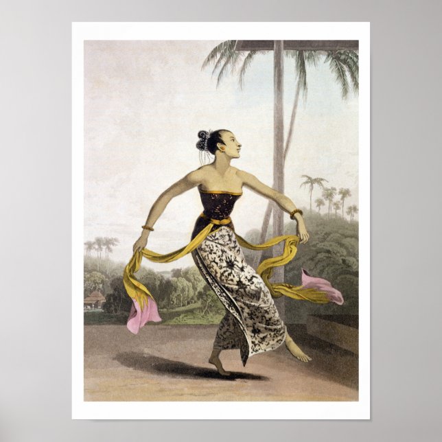 Ein Tanzmädchen, Teller 21 aus Vol. I Poster (Vorne)