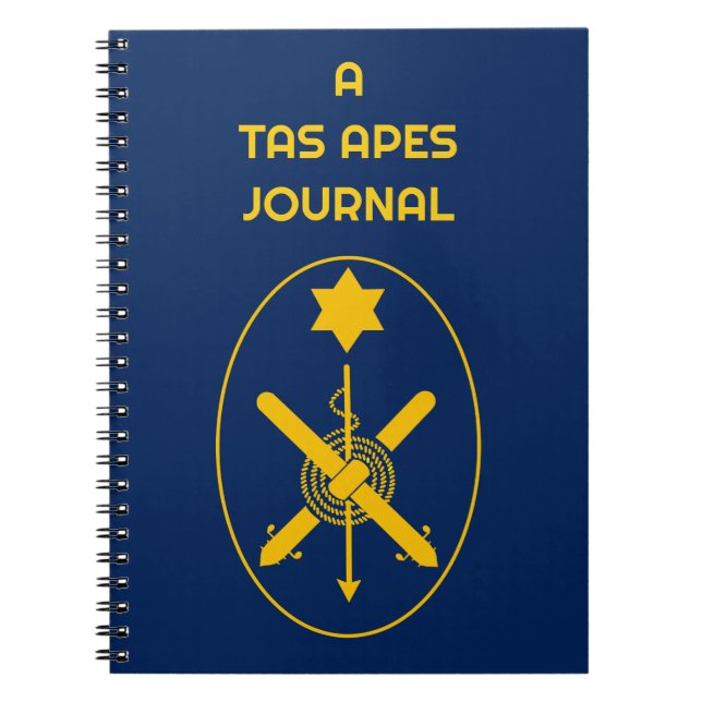 Ein TAS Apes Journal Notizblock (Vorderseite)