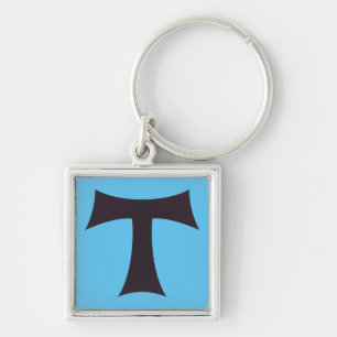 Ein Tau-Kreuz Antoniuskreuz Schlüsselanhänger