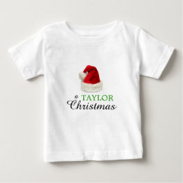 Ein TAYLOR-Weihnachten Baby T-shirt