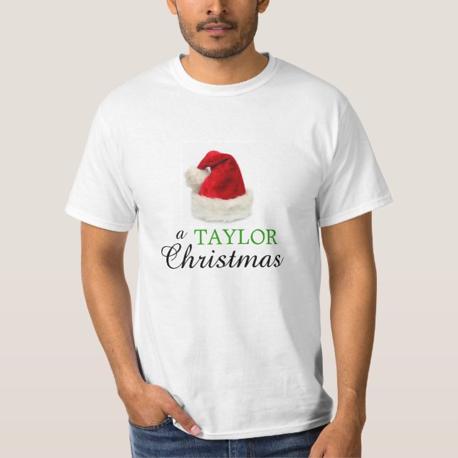 Ein TAYLOR-Weihnachten T-Shirt (Vorderseite)