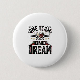Ein Team Ein Traum Vintage Sportteam Shirt_1 Button