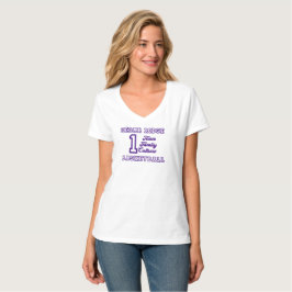 Ein Team Ladys White V-Neck T-Shirt