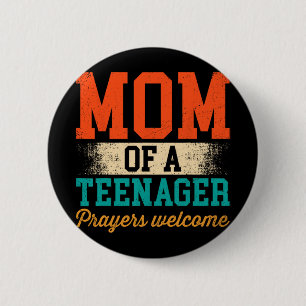 Ein Teenager-Gebete willkommen Frauen Christlichen Button
