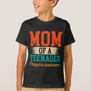 Ein Teenager-Gebete willkommen Frauen Christlichen T-Shirt
