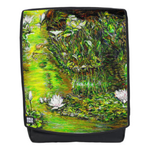Ein Teich mit unreinen Gedanken Rucksack