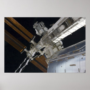 Ein Teil der internationalen Weltraumstation 3 Poster
