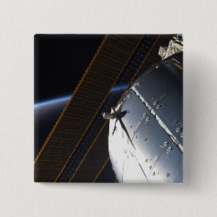 Ein Teil der internationalen Weltraumstation Button