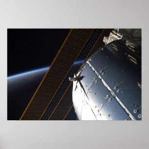 Ein Teil der internationalen Weltraumstation Poster