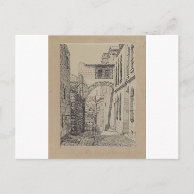 Ein Teil des alten Bogens, Ecce Homo genannt Postkarte (Vorderseite)