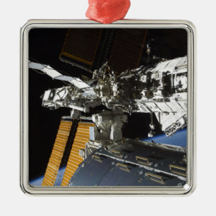 Ein Teil des Columbus-Labors Silbernes Ornament