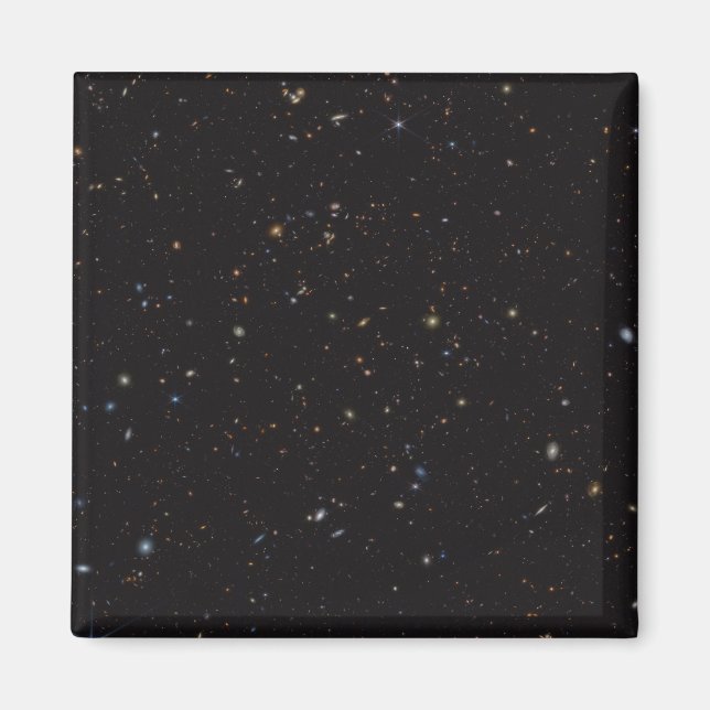 Ein Teil des Himmels mit über 45.000 Galaxien ist  Magnet (Vorne)