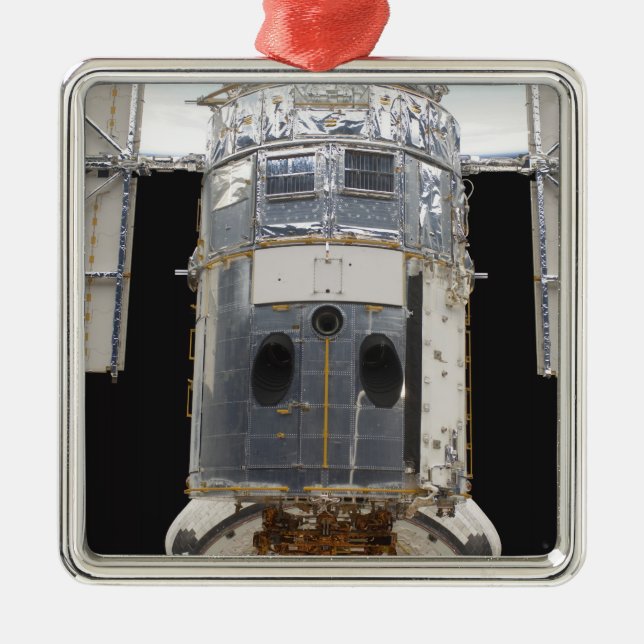 Ein Teil des Hubble-Weltraumteleskops Silbernes Ornament (Vorne)