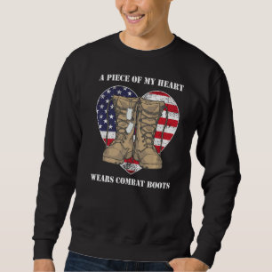 Ein Teil meiner Herzkriegskrieger Kampfstiefel ist Sweatshirt
