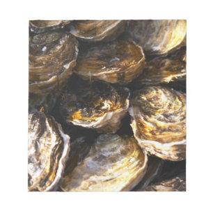 Ein Teller Austern. Notizblock