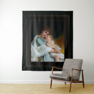 Ein Tender Embrae von Emile Munier Wandteppich