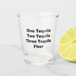 Ein Tequila-Shotglas Schnapsglas