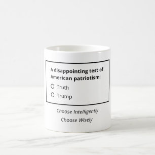 Ein Test für die amerikanische Patriotismus-Wahrhe Kaffeetasse