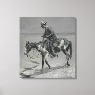 Ein Texas-Pony Leinwanddruck