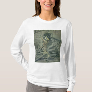 Ein Tiefsee-Taucher, der die Wracke betrachtet T-Shirt