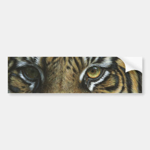 Ein Tiger-Gesicht Autoaufkleber