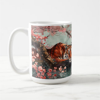 Ein Tiger im Wald Kaffeetasse